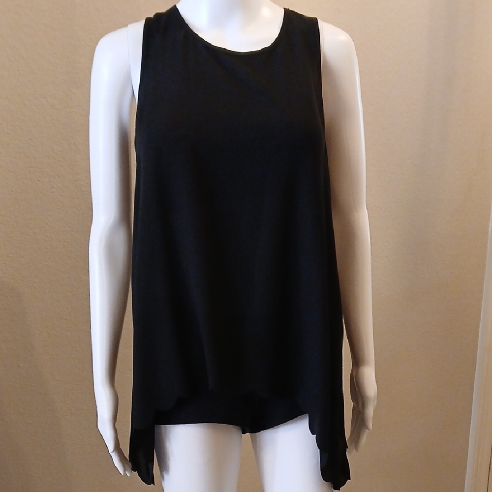 Elegant Black Sleeveless Tank Top